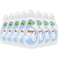 Robijn Vloeibaar Wasmiddel Wit 8 x 700ml - 112 Wasbeurten