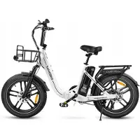 Samebike C05 Pro Elektrische Fiets – 20" Opvouwbaar, 250W Motor, 36V 13Ah Accu, 70km Bereik, 7-Speed Shimano – Wit