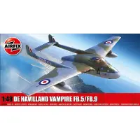 Wittmax Modelbouwpakket Militaire voertuigen - 06108 De Havilland Vampire FB.5 FB.9 Plastic - 1:48 - Modelbouw