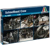 Italeri Modelbouwpakket Militaire voertuigen - 5607 Schnellboot Crew Plastic - 1:35 - Modelbouw