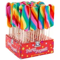Holland Foodz Regenboog Lollie Lang - 10 stuks