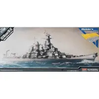 ACADEMY Modelbouwpakket Militaire voertuigen - 14223 USS Missouri BB-63 Modeler#039 Edition Plastic - 1:700 - Modelbouw