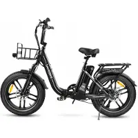 Samebike C05 Pro Elektrische Fiets – 20" Opvouwbaar, 250W Motor, 36V 13Ah Accu, 70km Bereik, 7-Speed Shimano – Zwart