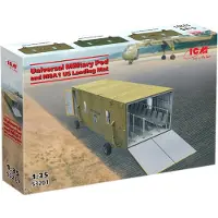 Premium SPEED Modelbouwpakket Militaire voertuigen - 53201 Universele Militaire Pod en M8A1-landingsmat Plastic - 1:35 - Modelbouw