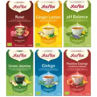 Yogi tea - Ice Tea Time Pakket - 6 pakjes x17 theezakjes - Heerlijke thee gemaakt van biologische kruidenthee. Ook lekker voor Ice Tea