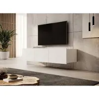 Meubella TV-Meubel Calabas wit 150 cm hangend