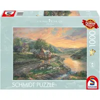 Schmidt - Legpuzzel - Dageraad in Emerald Valley - Thomas Kinkade Studios - 1000 stukjes - Volwassenen - vanaf 12 jaar