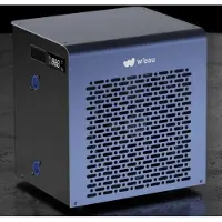 W'eau Mini Power Zwembad Warmtepomp - Zwembad Verwarming - Pool Heater - Energiezuinig - Warmtepomp - Elektrisch - 5kW - Staal - Grijs - Incl. Bypass Kit