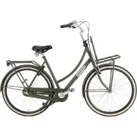 POPAL Cargo Aluminium N3 Transportfiets - Stadsfiets - Aluminium Frame - Dames - 57 centimeter - Leger Groen