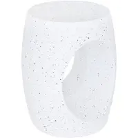 Atmosphera Créateur d'intérieur® Narlon Totem Salontafel - Indoor of Outdoor - Ø38xH47cm - Wit
