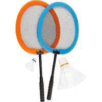 Get & go Badminton Set - XXL - Blauw/Oranje