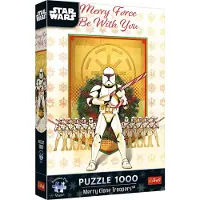 Trefl Puzzle Premium Plus Quality Star Wars Świąteczny Patrol Szturmowców 1000 - Puzzel Premium Plus Quality Star Wars Christmas Stormtroopers Patrol 1000
