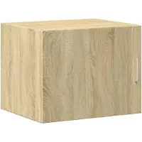 vidaXL Opbergkast smal 50x42,5x225 cm bewerkt hout sonoma eikenkleurig