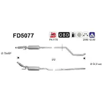 As FD5077 Roetfilter (DPF)