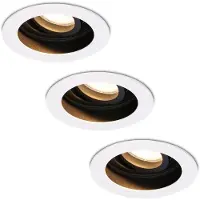 HOFTRONIC™ Set van 3 stuks dimbare LED inbouwspots Laredo 5 Watt spot kantelbaar