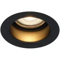 HOFTRONIC™ Mari LED inbouwspot verzonken - 3.8 Watt - Warm wit 2700K - GU10 LED module - Dimbaar - Lagere inbouwdiepte - voor binnen en buiten - Zwart