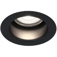 HOFTRONIC™ Mari LED inbouwspot verzonken - 5 Watt - Daglicht wit 6000K - Verwisselbare GU10 - Dimbaar - voor binnen en buiten - Zwart