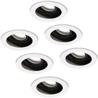 HOFTRONIC™ Set van 6 stuks dimbare LED inbouwspots Laredo 5 Watt 6400K spot kantelbaar IP20