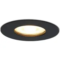 HOFTRONIC™ Dimbare LED inbouwspot Bari zwart GU10 4,5 Watt 2700K IP65 waterdicht