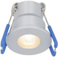 HOFTRONIC™ 12V 3W - Mini LED Inbouwspot - RVS - Verzonken - Verandaverlichting - IP65 voor buiten - 45° - 2700K - Warm wit