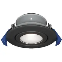 HOFTRONIC™ Lima LED inbouwspot - Kantelbaar - IP65 waterdicht en stofdicht - Buiten - Badkamer - GU10 fitting - Max. 35 Watt - Veiligheidsglas - Zwart - 3 jaar g