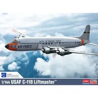 ACADEMY Modelbouwpakket Vliegtuigen - 12634 Douglas DC-6/C-118 Liftmaster - Propeller Vliegtuig Plastic - 1:144 - Modelbouw