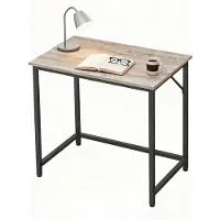 Vasagle - Bureau - Compacte Computertafel - Voor Werkkamer en Slaapkamer - Metalen Frame