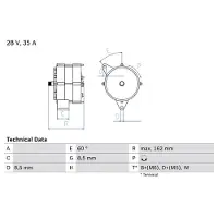 Bosch 0 986 035 910 Dynamo / Alternator