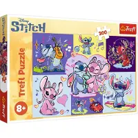 Trefl Disney puzzel Lilo & Stitch 300 stukjes kleurrijk karton.