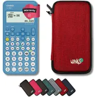 Casio fx-82NL incl. WYNGS Beschermhoes Rood - Wetenschappelijke Rekenmachine - Basis Pakket