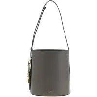 Furla Leren schoudertas Roxie Bucket Bag Urban Gray donkergrijs