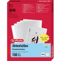 Herlitz dossieromslag - A4 - glashelder - 100st.