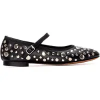 Xti Xtivoor vrouwen. 14465101-NEGRO Ballerina's 144651 zwart (39), Plat, 1 tot 3 cm, Gesp, Casual, Klassiek