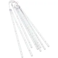 vidaXL LED Meteorlichten, 8 stuks, 50 cm, multicolor, 288 LED's