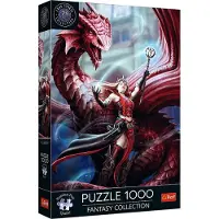 Trefl puzzel 1000 stukjes - Fantasy Collection Scarlet Mage Anne Stokes.