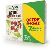 Azinc Acerola 1000 Verpakking van 2 x 30 Kauwtabletten
