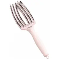 Olivia Garden Finger Brush Combo Medium Pastel Pink Haarborstel - Medium