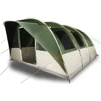 vidaXL Tunneltent 5-persoons waterdicht groen