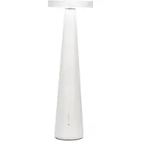 Zafferano Oplaadbare tafellamp Angelina - Draadloos, verstelbare kop, touchbediening, modern design voor binnengebruik - Kleur wit