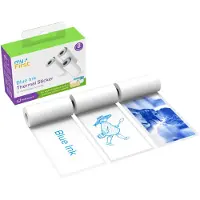 MyFirst Thermal Sticker Wit, Blauw Inkt