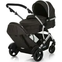 Hauck Duett 2 duo buggy - Vanaf geboorte - Zwart