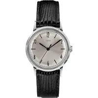 Timex Marlin Reissue Hand-Wound Mechanic TW2R47900 Horloge - Leer - Zwart - Ø 34 mm