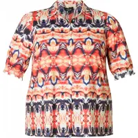 Colletta Phileine Tops - Spice Red/Multi colo