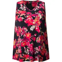 Colletta Nila Tops - Soft Red/Multi Colou