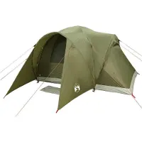 vidaXL Koepeltent 6-persoons waterdicht olijfgroen