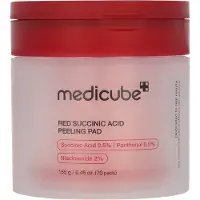 Medicube rode exfoliërende pad met barnsteenzuur