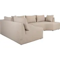 Zuiver Prosper Hoekbank Links Cappuccino| Beige