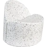 Zuiver Fauteuil Bloom Lounge Chair White-Terrazzo