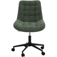 Idimex Draaistoel VASILO met corduroy - Groen