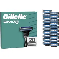 Gillette Vervangingskopjes Mach3 - Variant: 20 stuks